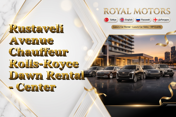 Rustaveli Avenue Chauffeur Rolls-Royce Dawn Rental - Center