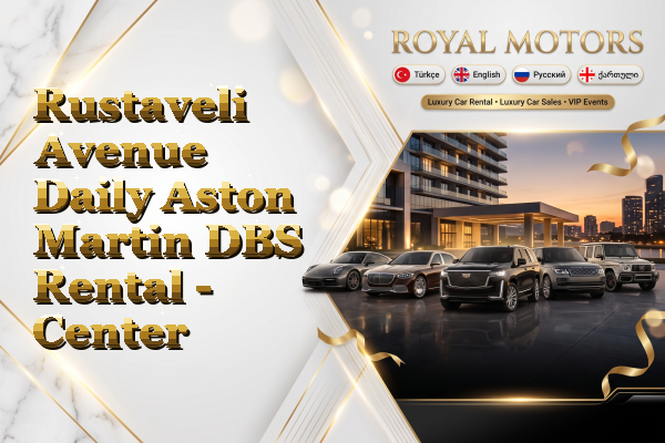 Rustaveli Avenue Daily Aston Martin DBS Rental - Center