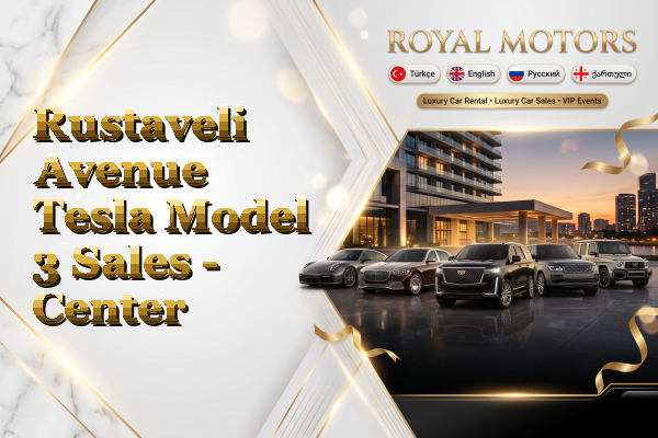 Rustaveli Avenue Tesla Model 3 Sales - Center