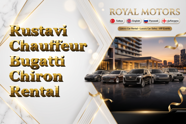 Rustavi Chauffeur Bugatti Chiron Rental