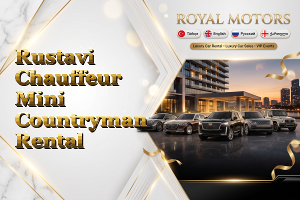 Rustavi Chauffeur Mini Countryman Rental