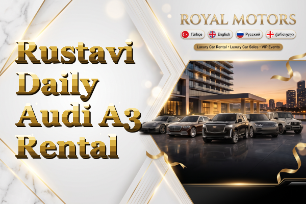 Rustavi Daily Audi A3 Rental