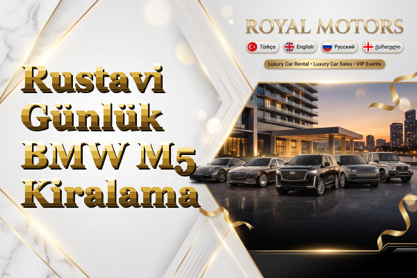 Rustavi Günlük BMW M5 Kiralama