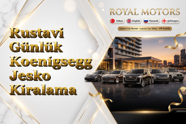 Rustavi Günlük Koenigsegg Jesko Kiralama