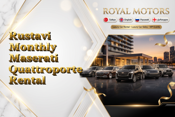 Rustavi Monthly Maserati Quattroporte Rental