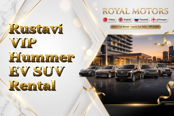Rustavi VIP Hummer EV SUV Rental