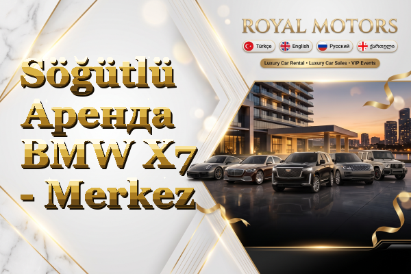 Söğütlü Аренда BMW X7 - Merkez
