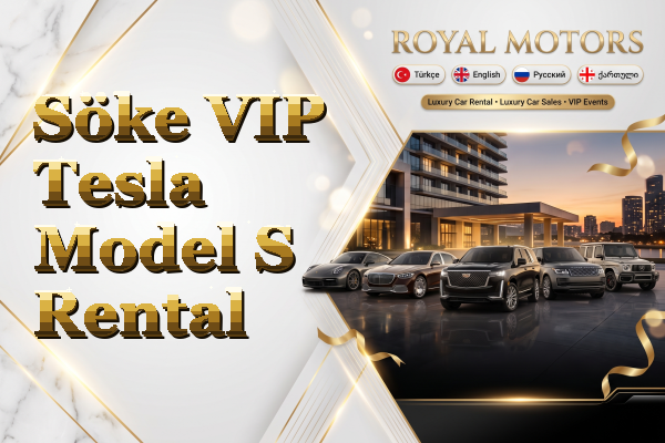 Söke VIP Tesla Model S Rental