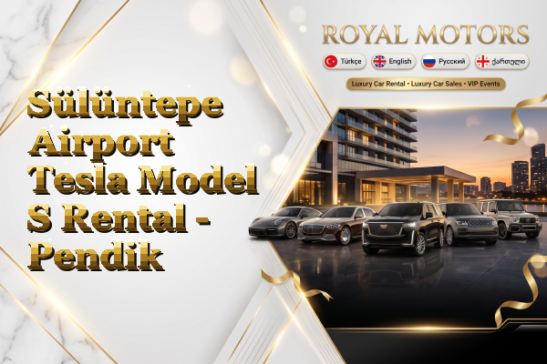 Sülüntepe Airport Tesla Model S Rental - Pendik
