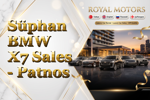 Süphan BMW X7 Sales - Patnos