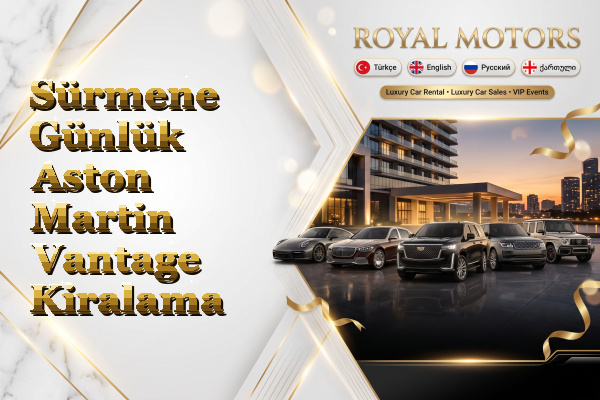 Sürmene Günlük Aston Martin Vantage Kiralama