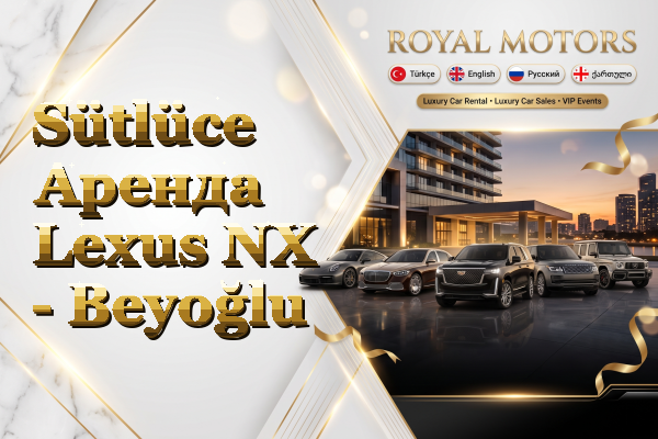 Sütlüce Аренда Lexus NX - Beyoğlu