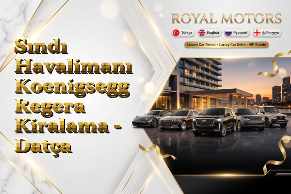 Sındı Havalimanı Koenigsegg Regera Kiralama - Datça