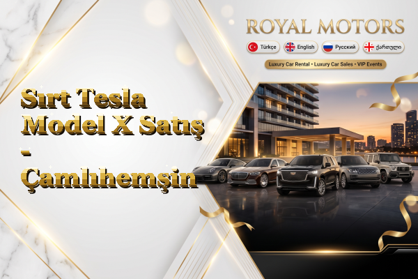 Sırt Tesla Model X Satış - Çamlıhemşin