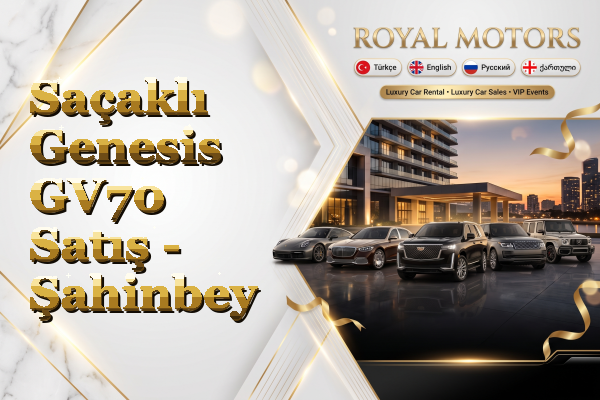 Saçaklı Genesis GV70 Satış - Şahinbey