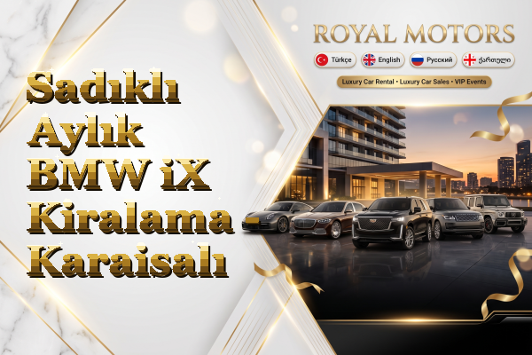 Sadıklı Aylık BMW iX Kiralama - Karaisalı