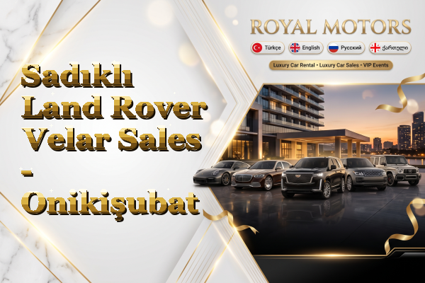 Sadıklı Land Rover Velar Sales - Onikişubat