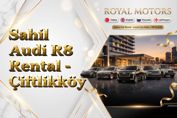 Sahil Audi R8 Rental - Çiftlikköy