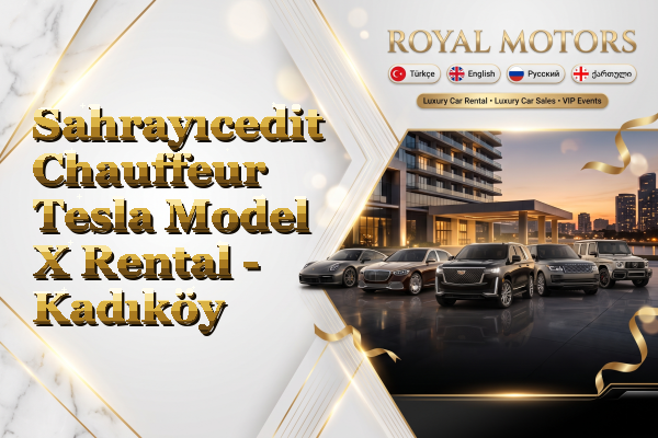 Sahrayıcedit Chauffeur Tesla Model X Rental - Kadıköy