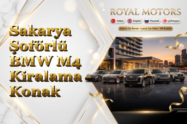 Sakarya Şoförlü BMW M4 Kiralama - Konak