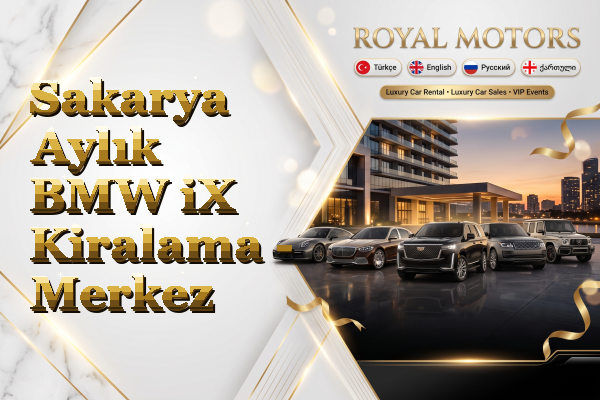 Sakarya Aylık BMW iX Kiralama - Merkez