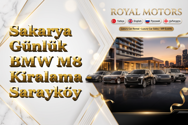 Sakarya Günlük BMW M8 Kiralama - Sarayköy