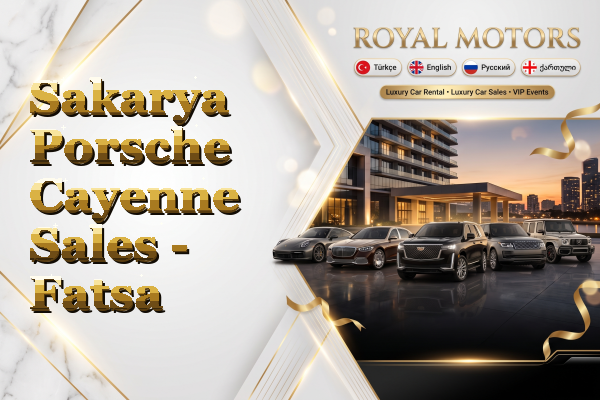 Sakarya Porsche Cayenne Sales - Fatsa