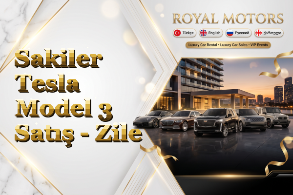 Sakiler Tesla Model 3 Satış - Zile