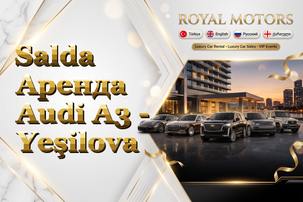 Salda Аренда Audi A3 - Yeşilova