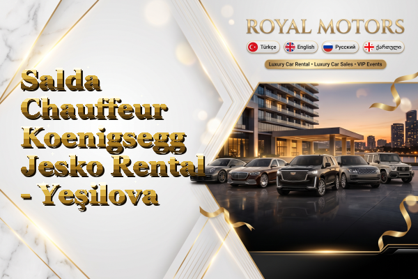 Salda Chauffeur Koenigsegg Jesko Rental - Yeşilova