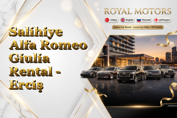 Salihiye Alfa Romeo Giulia Rental - Erciş