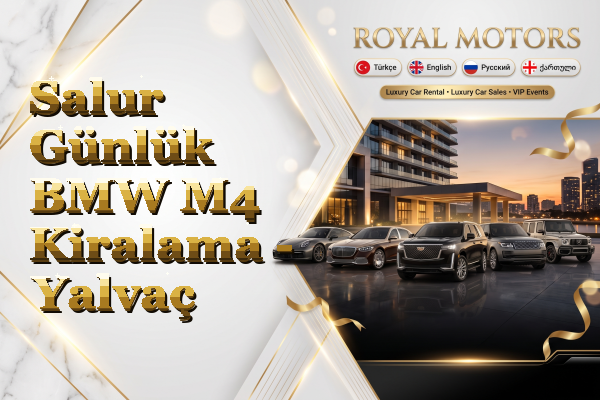 Salur Günlük BMW M4 Kiralama - Yalvaç