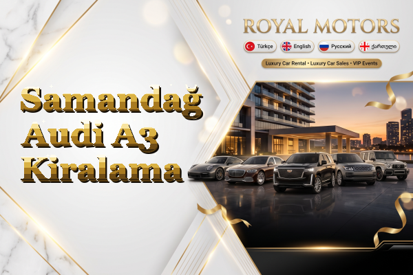 Samandağ Audi A3 Kiralama
