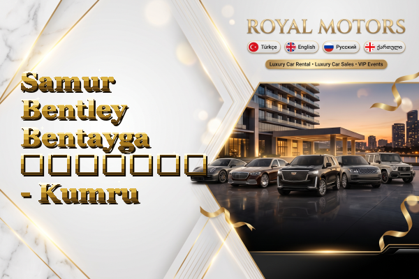 Samur Bentley Bentayga გაყიდვა - Kumru