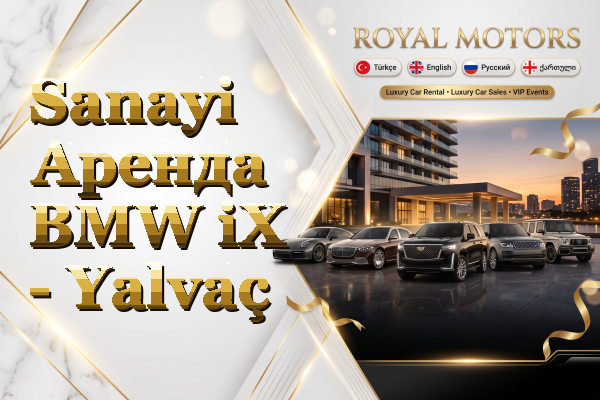 Sanayi Аренда BMW iX - Yalvaç