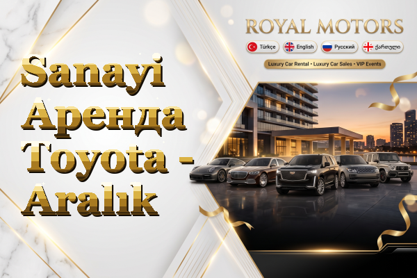 Sanayi Аренда Toyota - Aralık