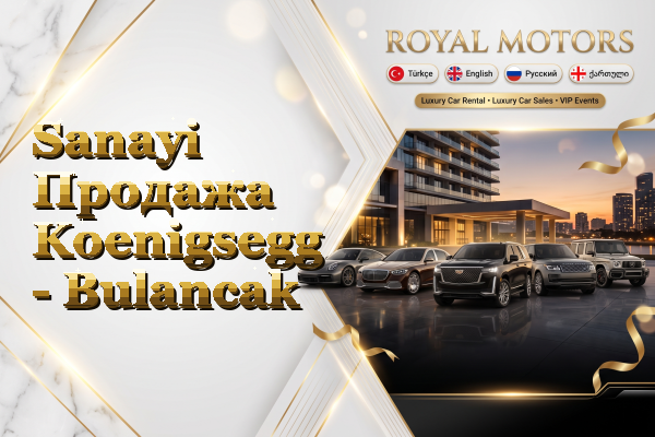 Sanayi Продажа Koenigsegg - Bulancak