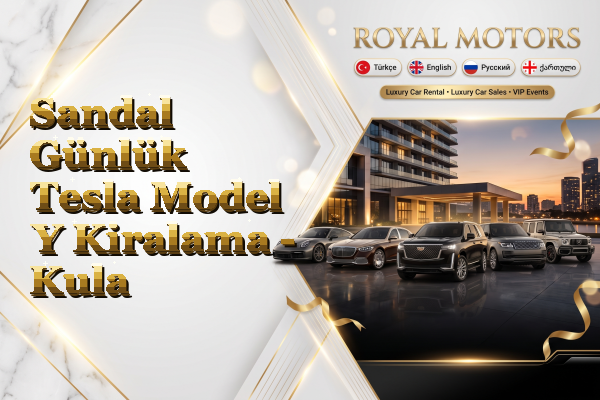 Sandal Günlük Tesla Model Y Kiralama - Kula