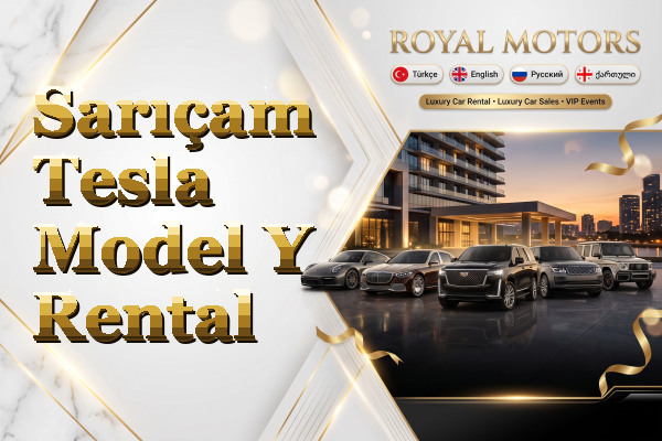 Sarıçam Tesla Model Y Rental