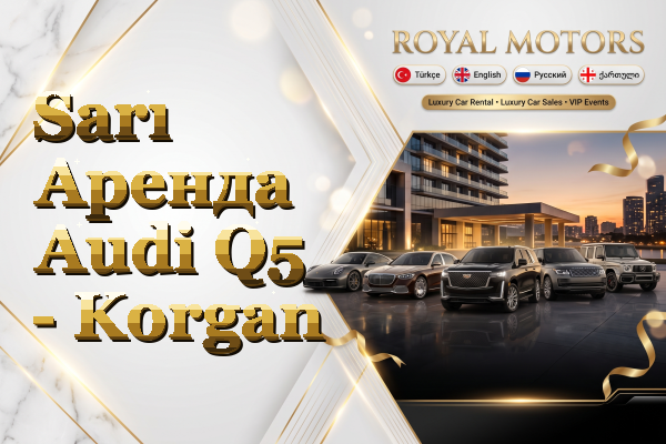 Sarı Аренда Audi Q5 - Korgan