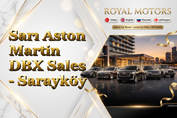 Sarı Aston Martin DBX Sales - Sarayköy