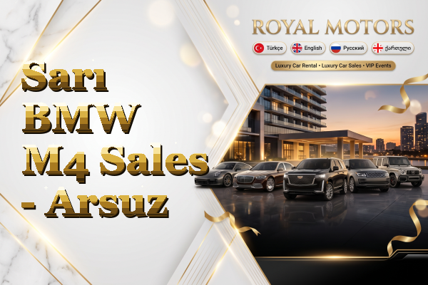 Sarı BMW M4 Sales - Arsuz