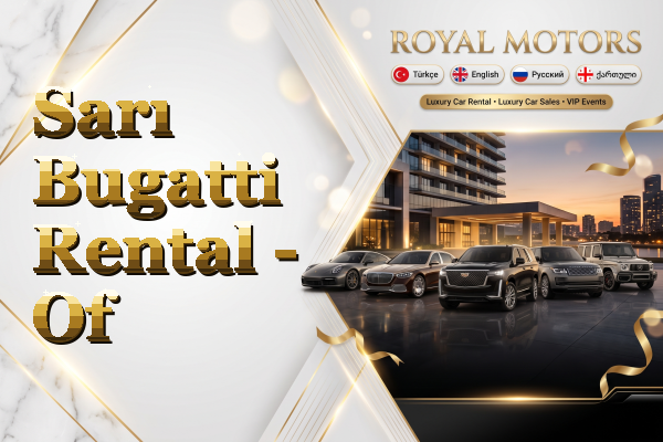 Sarı Bugatti Rental - Of