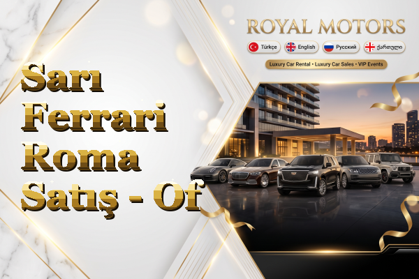 Sarı Ferrari Roma Satış - Of
