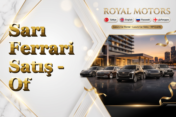 Sarı Ferrari Satış - Of