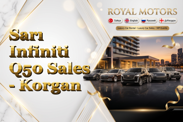 Sarı Infiniti Q50 Sales - Korgan