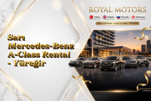 Sarı Mercedes-Benz A-Class Rental - Yüreğir