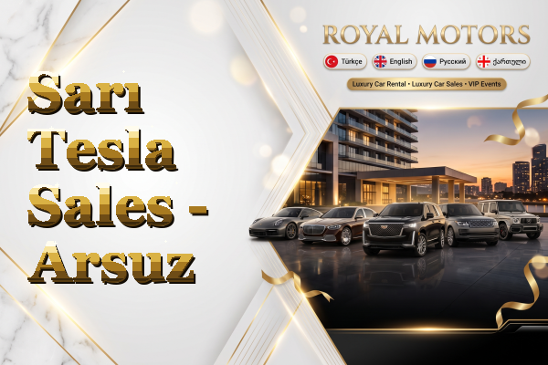 Sarı Tesla Sales - Arsuz