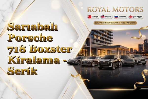 Sarıabalı Porsche 718 Boxster Kiralama - Serik
