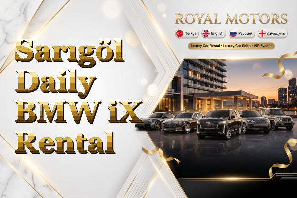 Sarıgöl Daily BMW iX Rental